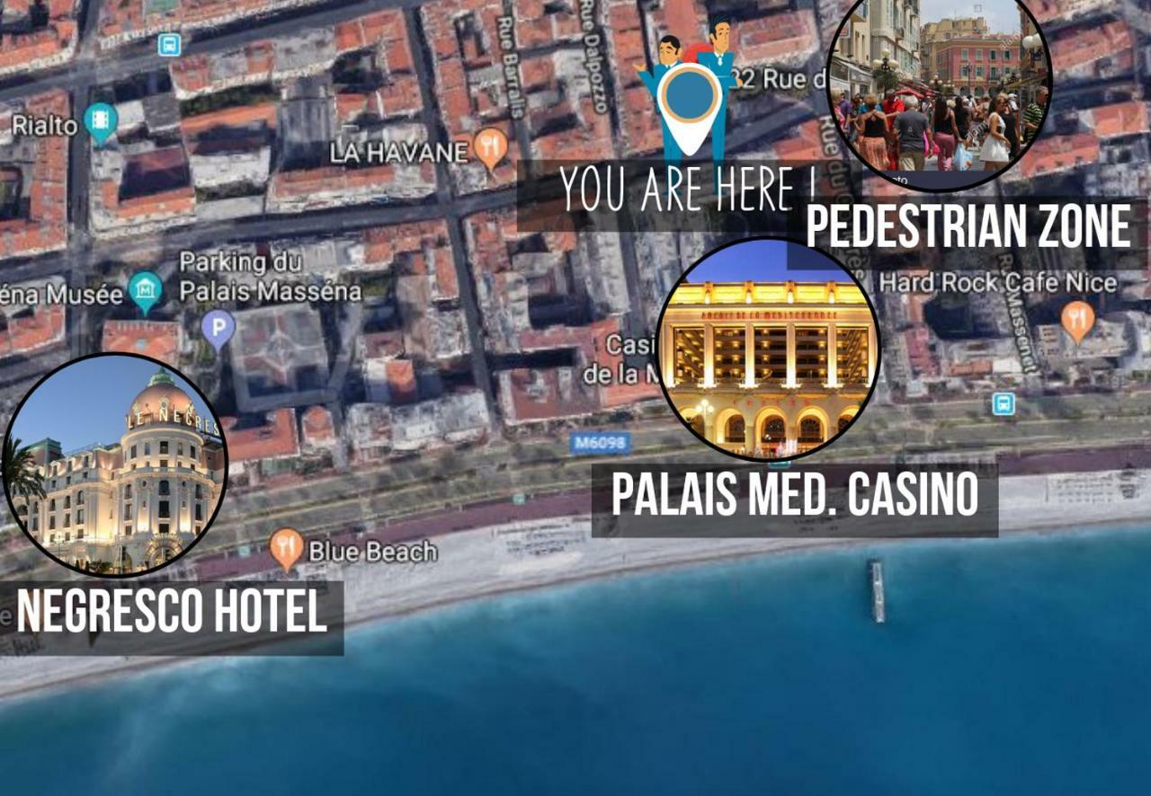 Nestor&Jeeves - Le Duplex - Central - Very Close Sea Nizza Esterno foto